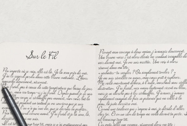 Nouveau Texte : "Sur le Fil" par Nina Cox